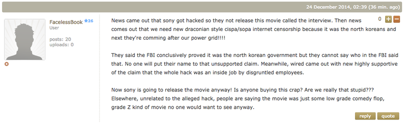Illustration for article titled Meet the Sony Hack Truthers